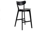 Set-de-2-chaises-de-bar-Roxby-99436-chene-noir-pieds-noir-PIECE-Actona