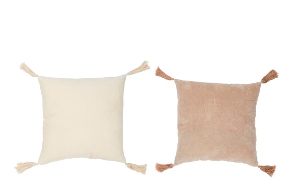Set-de-2-coussin-floche-coton-beige-orange-77415-Jolipa