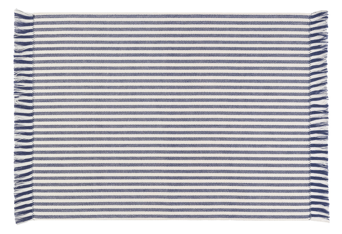 Set-de-table-Remo-lignes-bleu-fonce-blanc-Mistral-Homa
