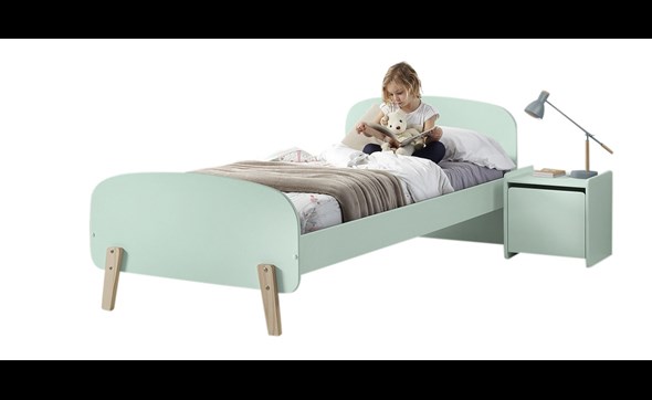 Set-lit-1-personne-1-chevet-KICO0193-Kiddy-93-mint-green-Vipack