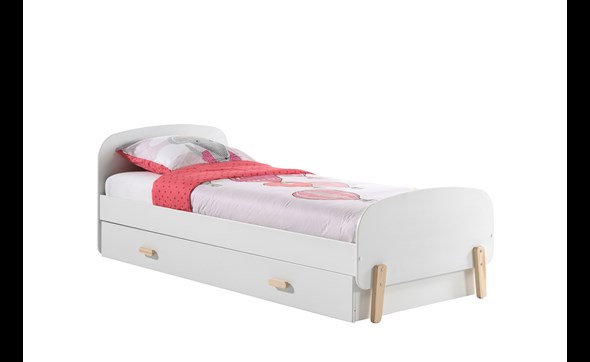 Set-lit-1-personne-1-tiroir-kico1114-Kiddy-93-blanc-wit-Vipack