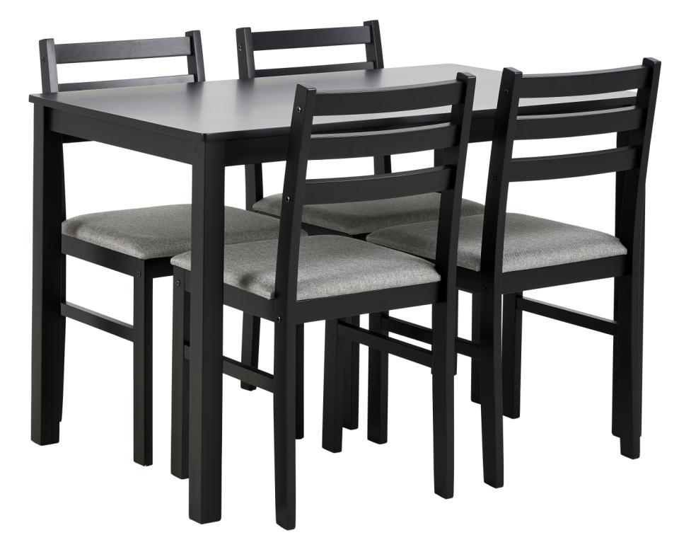 Set-table-chaises-MDF-noir-side-Actona