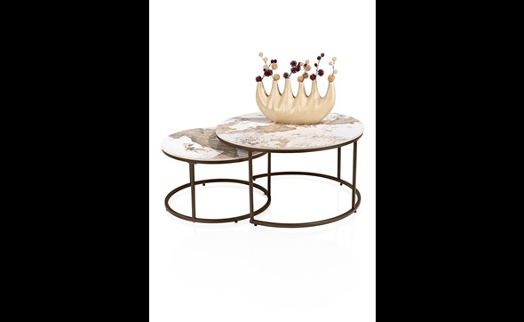 Set-tables-de-salon-Fusion-56597-60-80-SB-ceramic-blanc-Henders-Hazel