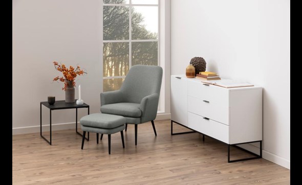 Table de salon - Infinity - 88546 -marble Black -Actona-Ambi-