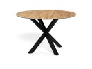 Table ronde 119cm-Heaven-24821-Wild oak-Pied noir-01-Actona