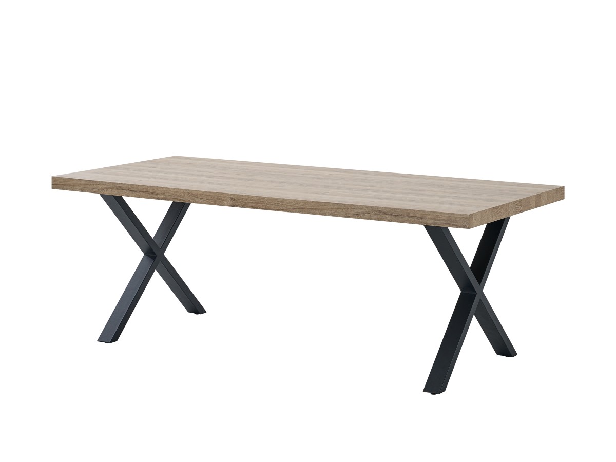 Table-220 cm-Pieds X-Eduard-DS11017-Summer oak-01-Oosterlynck
