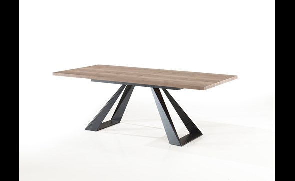 Table-Archie-decor-bois-chene-metal-200cm-pieds-metal-Comodi-Living