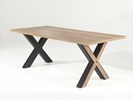 Table-Davos-1017-fixe-pieds-croix-melamine-halifax-golden-brown-180cm-Comodi-Living