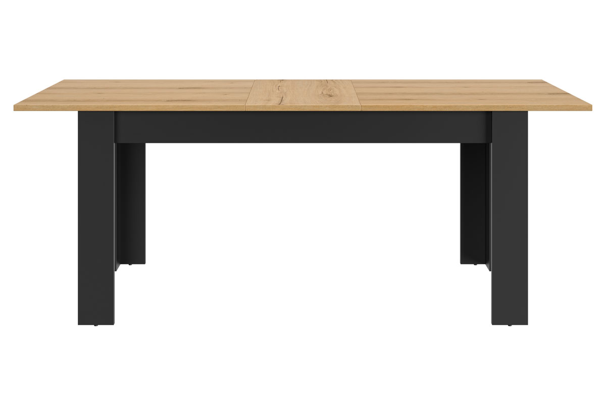 Table-Diagone-Manchester-decor-bois-noir-E16040-200cm-front-Gautier