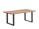 Table-Estrella-pied-U-decor-bois-industrial-oak-noir-190x95-Oosterlynck