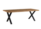 Table-Estrella-pied-X-decor-bois-industrial-oak-noir-190x95-Oosterlynck