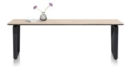 Table-Livada-42079-250x100cm-V-poot-metaal-natural-oak-Deco-front-Henders-Hazel