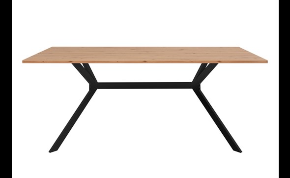 Table-Onex-81A-decor-chene-artisan-pieds-noir-front-Finori