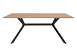 Table-Onex-81A-decor-chene-artisan-pieds-noir-front-Finori