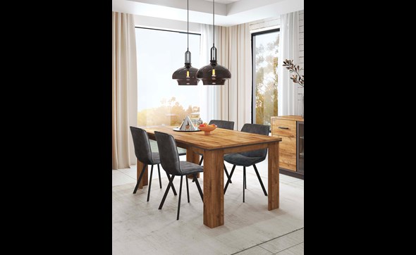 Table-Pascal-melamine-castel-oak-sparrow-Dullaert