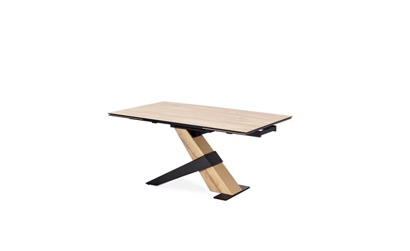 Table-Rocco-ceramique-bois-pied-chene-halifax-nature-180-280x100cm-Comodi-Living