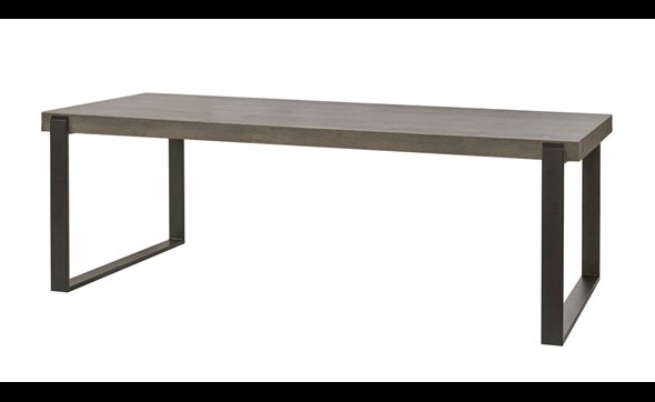 Table-T23UM80-K535-brun-foncé-226cm-Evan