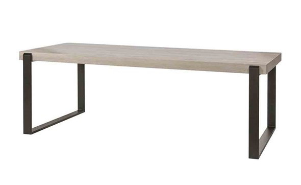 Table-T23UM80-decor-bois-chene-millenium-gris-pieds-metal-noir-K028-K540-226cm-Meubar