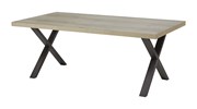 Table-TF1915-pieds-X-decor-Arizona-Oak-GBO