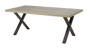 Table-TF1915-pieds-X-decor-Arizona-Oak-GBO