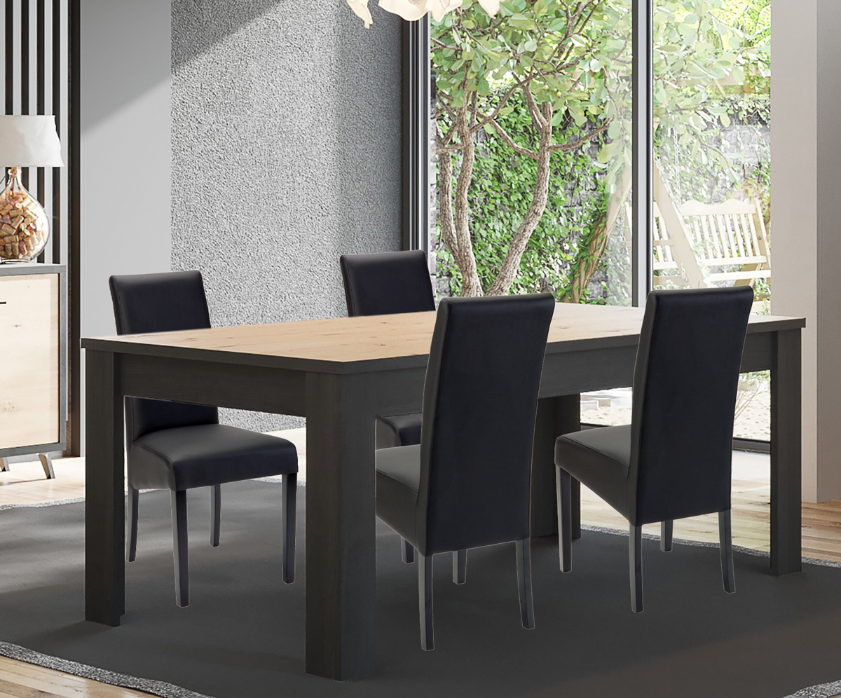 Table-Wiva-decor-bois-portland-180cm-Divaco