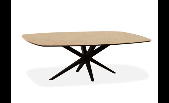 Table-a-manger-Wellington-DO-ovale-lamulux-blond-oak-Maxfurn