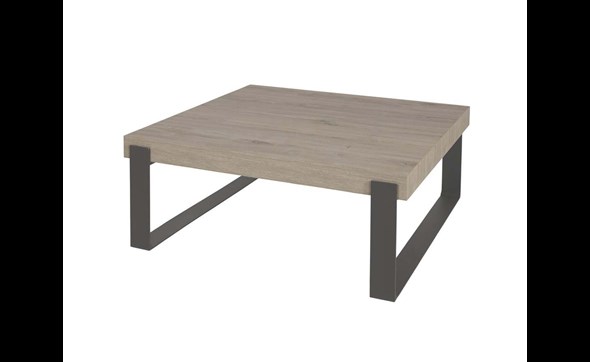 Table-appoint-carree-HT2UML80-decor-bois-chene-millenium-gris-clair-K028-K540-100cm-Meubar