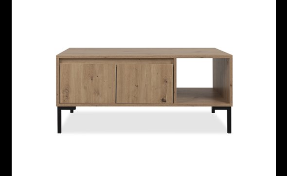 Table-de-Salon-Korsika-55B-artisan-oak-frontal-Finori