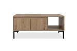 Table-de-Salon-Korsika-55B-artisan-oak-frontal-Finori