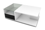 Table-de-salon-2-tirois-Riva-II-decor-laque-blanc-noir-120cm-Albea-Mobili