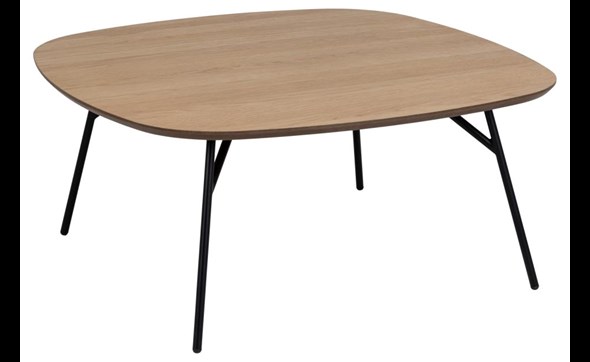 Table-de-salon-Caracas-23541-melamine-chene-pieds-metal-noir-Actona