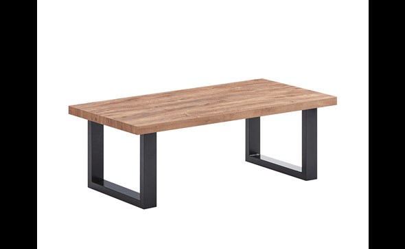 Table-de-salon-Estrella-pied-U-decor-bois-industrial-oak-noir-130x65-Oosterlynck