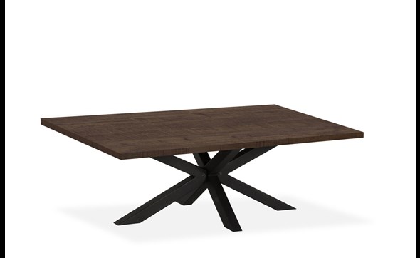 Table-de-salon-Kent-coloris-dark-mango-pieds-noir-Maxfurn