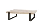 Table-de-salon-T14UML80-tdecor-bois-chene-hunton-pieds-metal-noir-K028-K635-138cm-Meubar