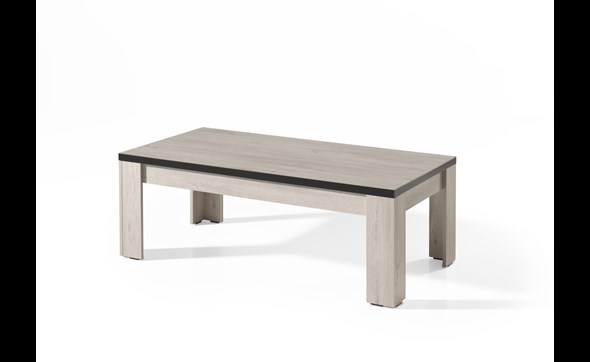 Table-de-salon-decor-papier-coloris-chene-blanchi-fond-blanc-135x70cm-Divaco