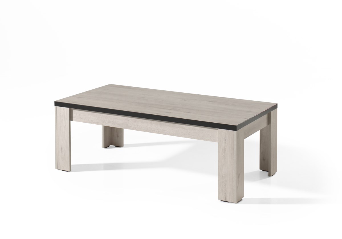 Table-de-salon-decor-papier-coloris-chene-blanchi-fond-blanc-135x70cm-Divaco