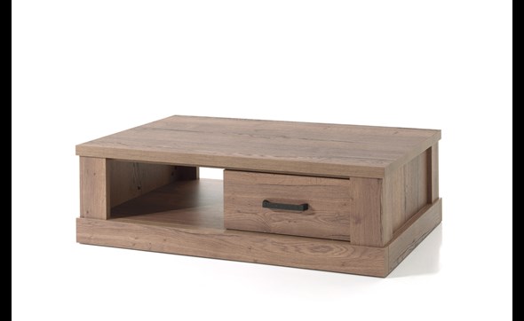 Table-de-salon-sur-soccle-Newport-Newyork-1triroir-1niche-decor-chene-halifax-tabac-125cm--Comodi-Living