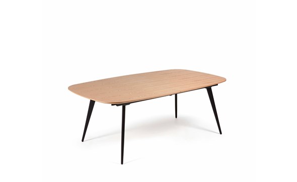 Table-extensible-Dunes-bois-massif-metal-noir-180cm-De-Eiken