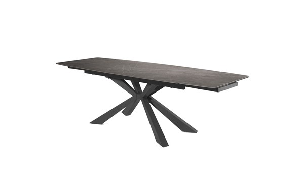 Table-extensible-Maddox-plateau-ceramique-pieds-X-metal-gris-02-Comodi-Living