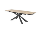 Table-extensible-Maddox-plateau-ceramique-pieds-X-metal-wood-02-Comodi-Living