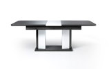 Table-extensible-Matera-laque-blanc-gris-160-190cm-front-Albea