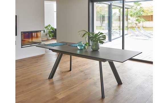 Table-extensible-Mimosa-plateau-ceramique-pieds-metal-ambi-open-180-230x90cm-Girardeau