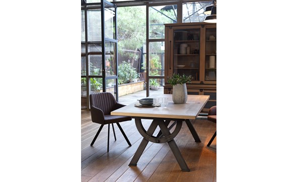 Table-extensible-Passerelle-A5244-decor-chene-vintage-metal-gris-eiffel-180-260cm-Artcopi