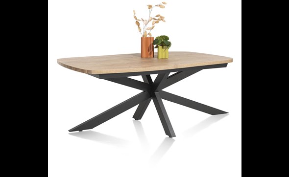 Table-extensible-Pavarotti-54846-melamine-barnwood-190cm-4-pieds-X-metal-01-HendersHazel