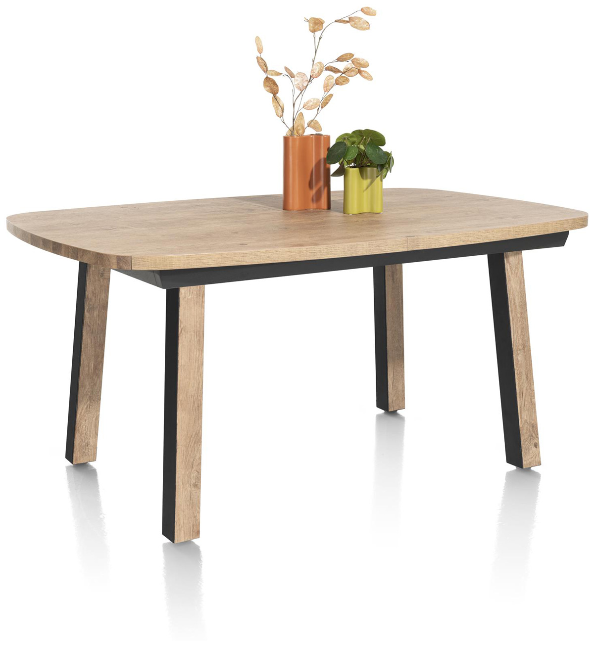 Table-extensible-Pavarotti-54849-melamine-barnwood-160cm-4-pieds-metal+bois-01-HendersHazel