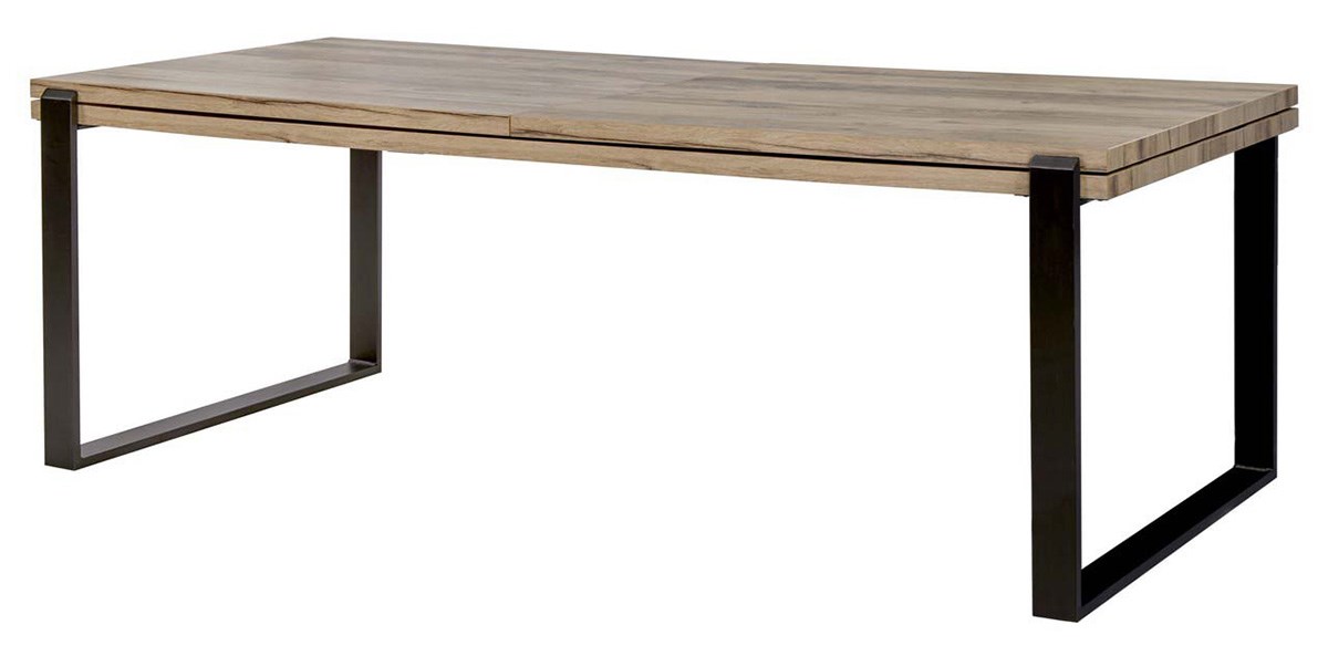 kristal inkomen Penelope Verlengbare tafel T23UME - hunton eik - Meubelen Crack