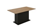 Table-extensible-Trust-decor-bois-brun-noir-chene-helvezia-J0J095-160-200cm-Gautier