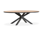 Table-ovale-Scarlet-lamulux-mango-220cm-Maxfurn