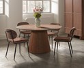 Table-ronde-Aiku-140cm-decor-walnut-De-Eiken-Zetel