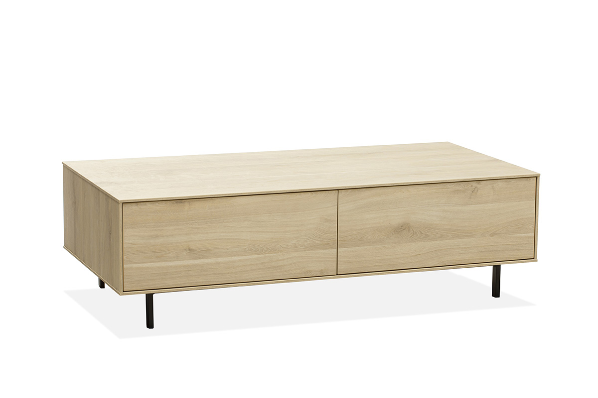 Table-salon-Famous-lamulux-fresh-oak-135cm-Maxfurn